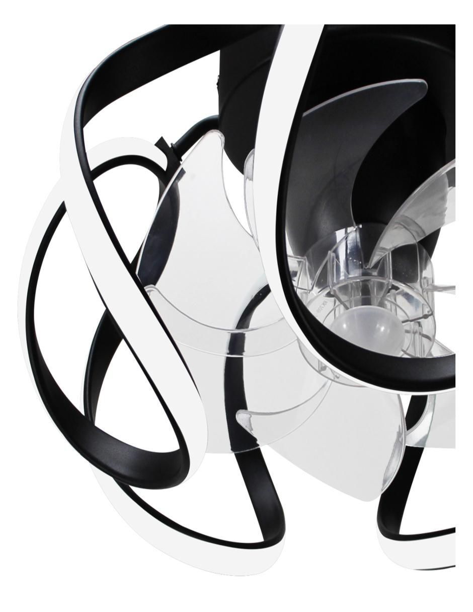 VENTILADOR DE TECHO JLV02-5 , NEGRO