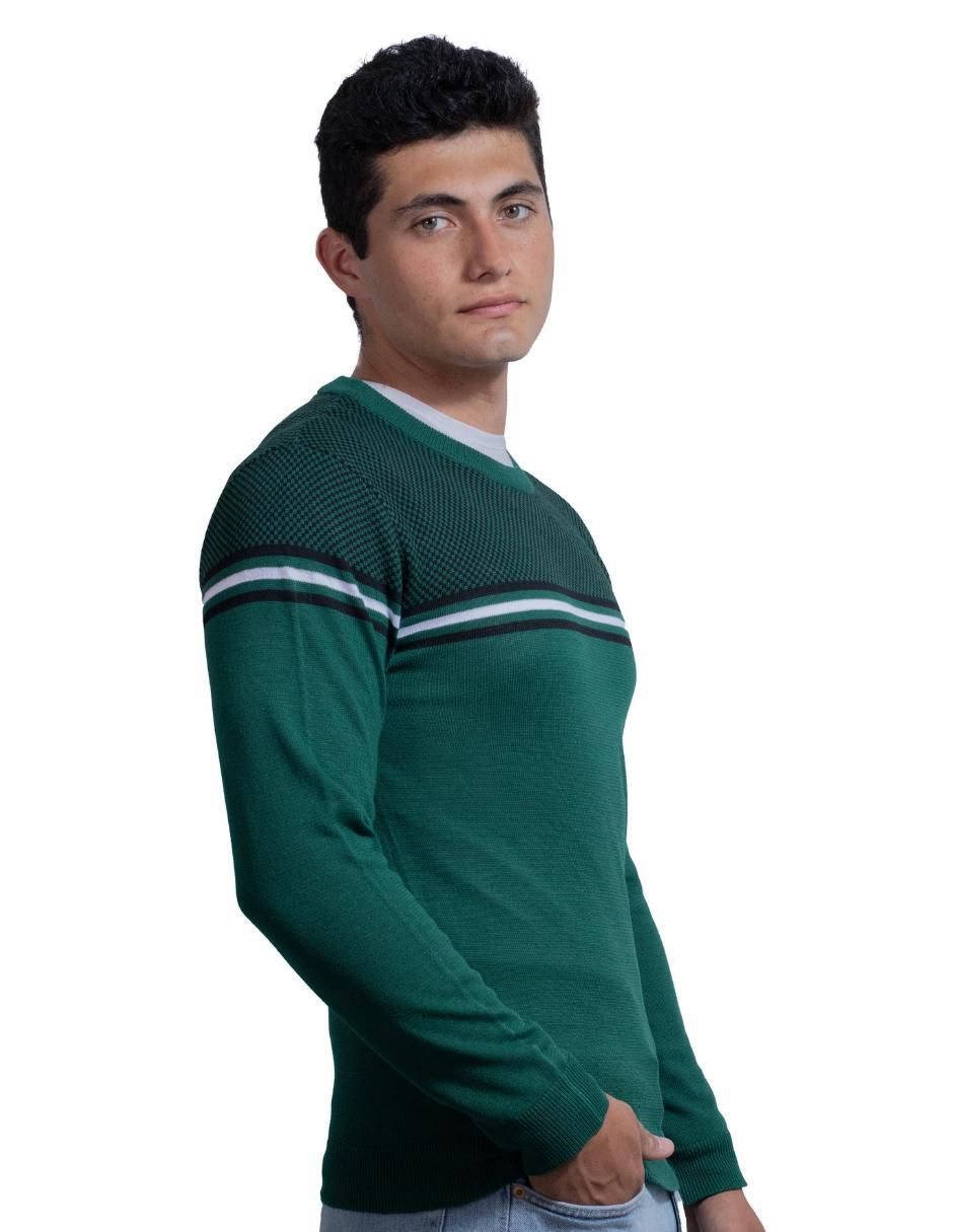 Suéter cuello redondo para hombre