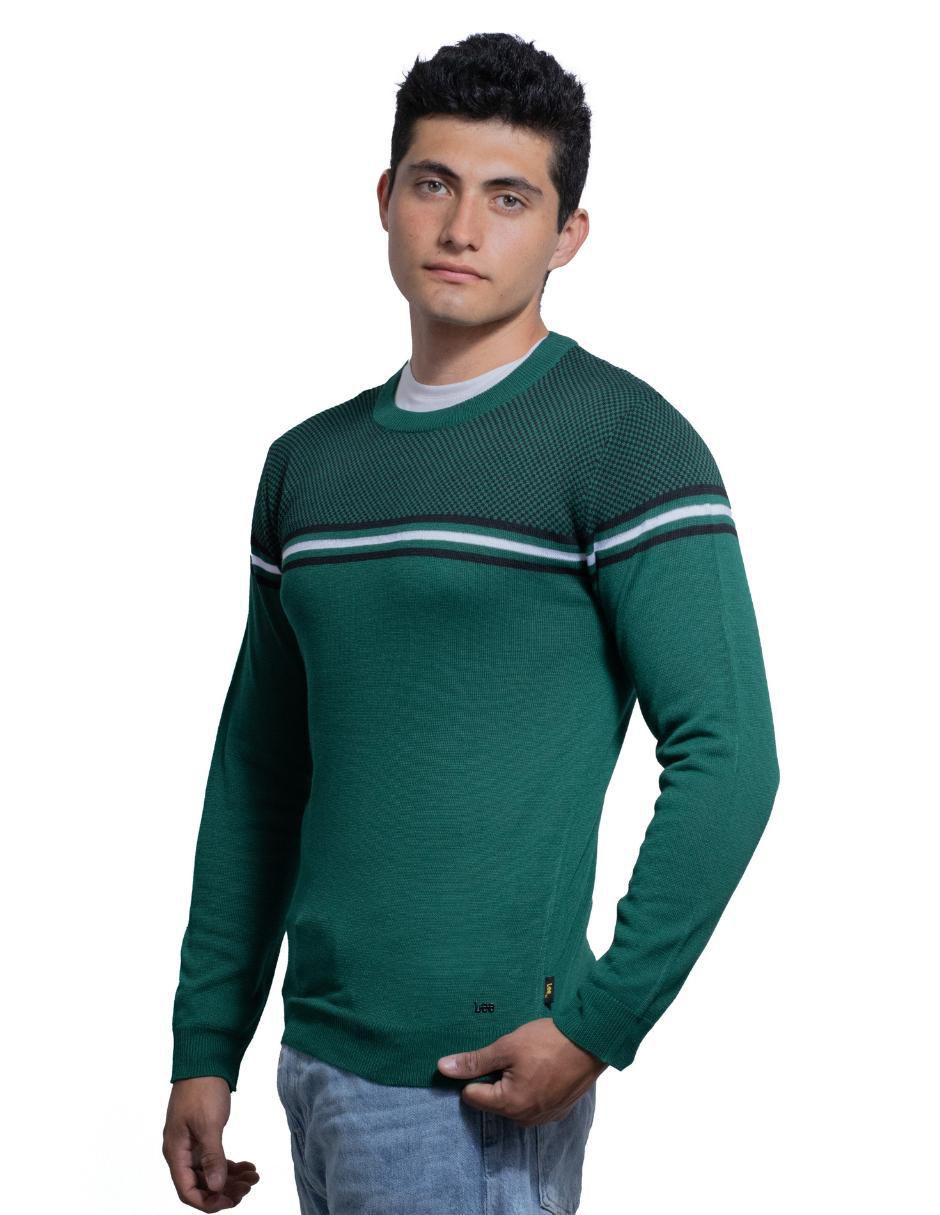 Suéter cuello redondo para hombre