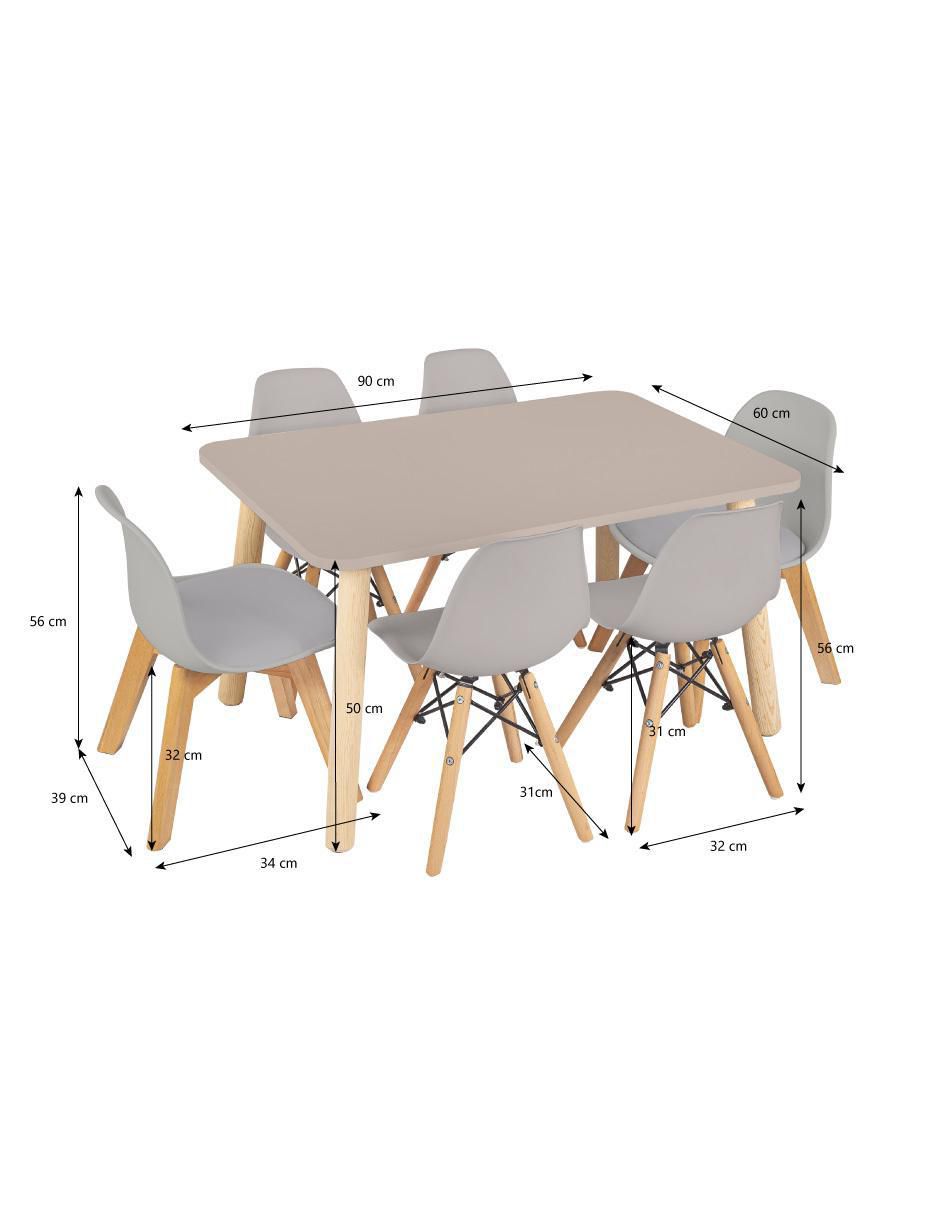 Set de mesa infantil armable 5