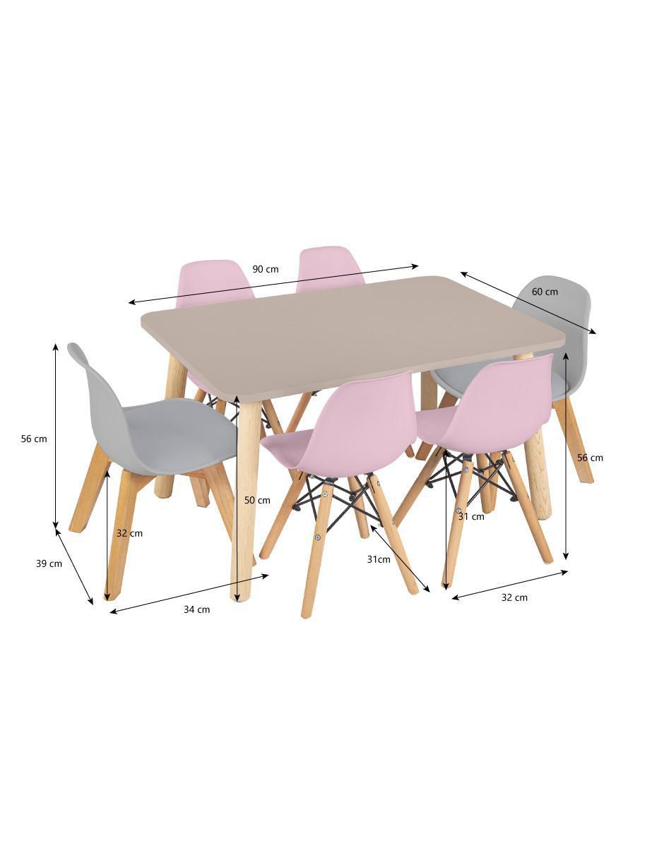 Set de mesa infantil armable 5