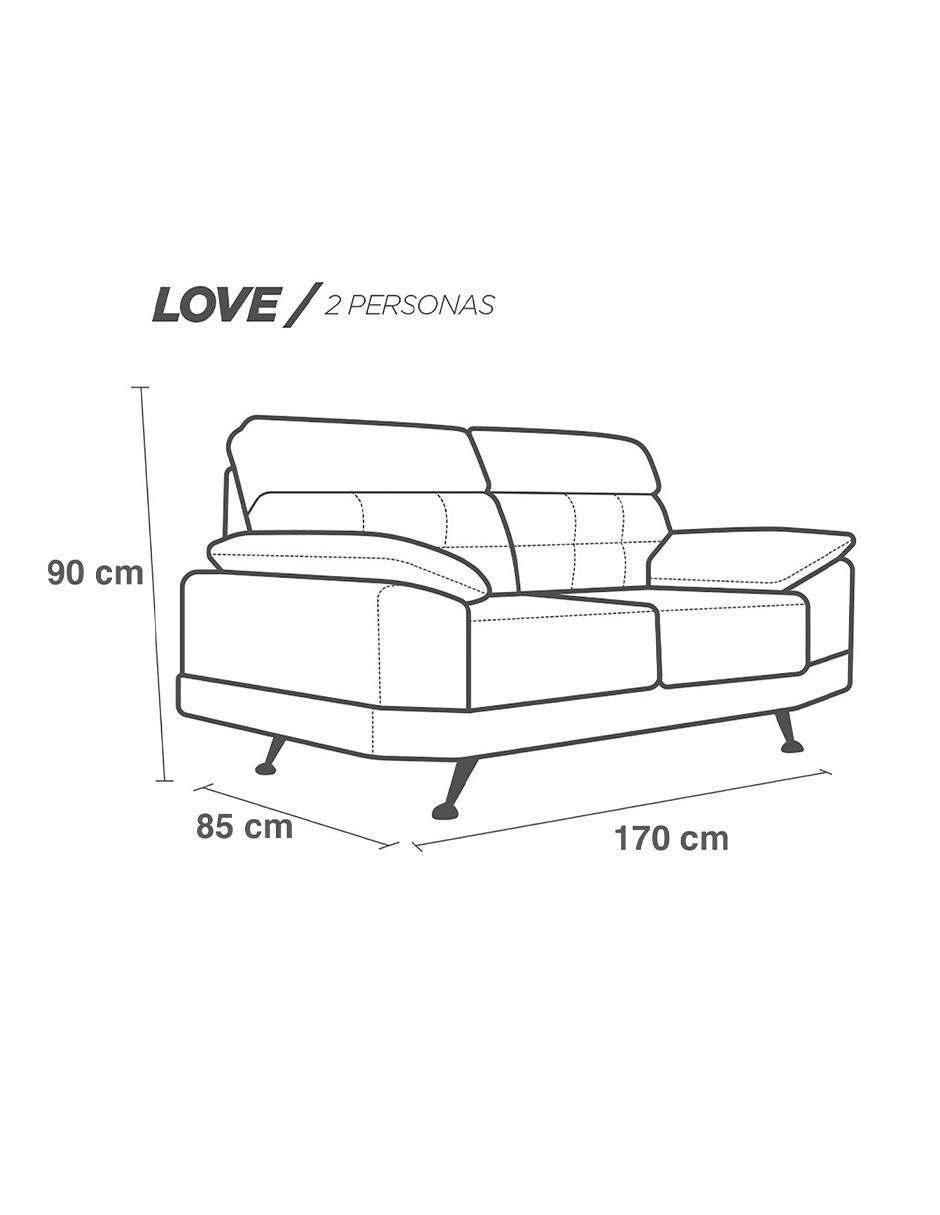 Love seat Dublin de lino 5