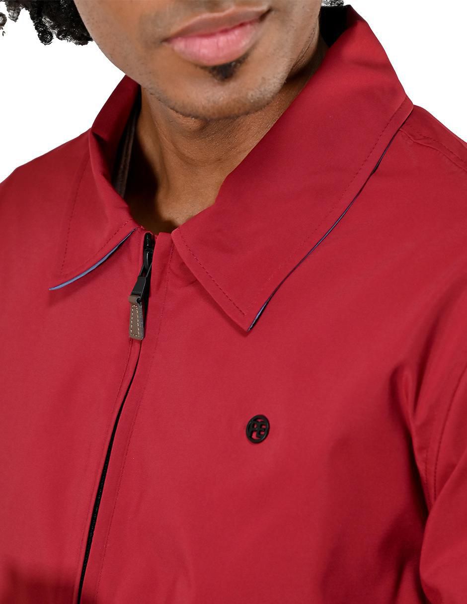 Chamarra casual Perry Ellis con bolsillos para hombre