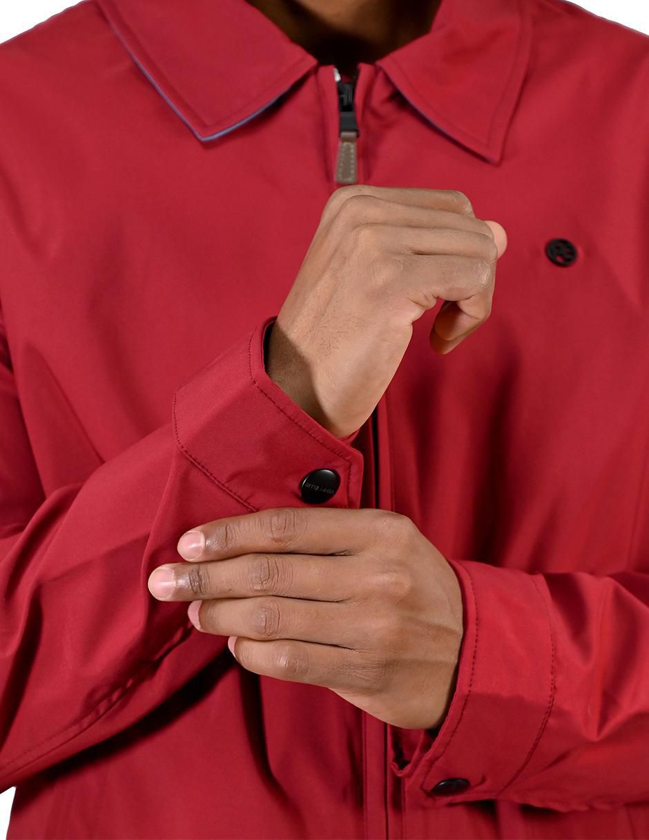 Chamarra casual Perry Ellis con bolsillos para hombre