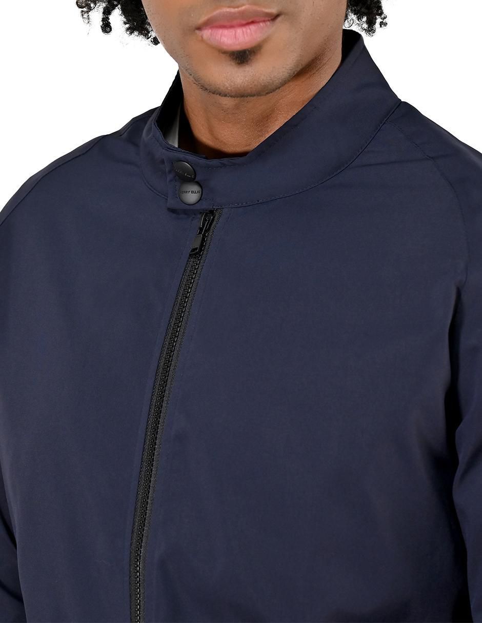Chamarra casual Perry Ellis con bolsillos para hombre