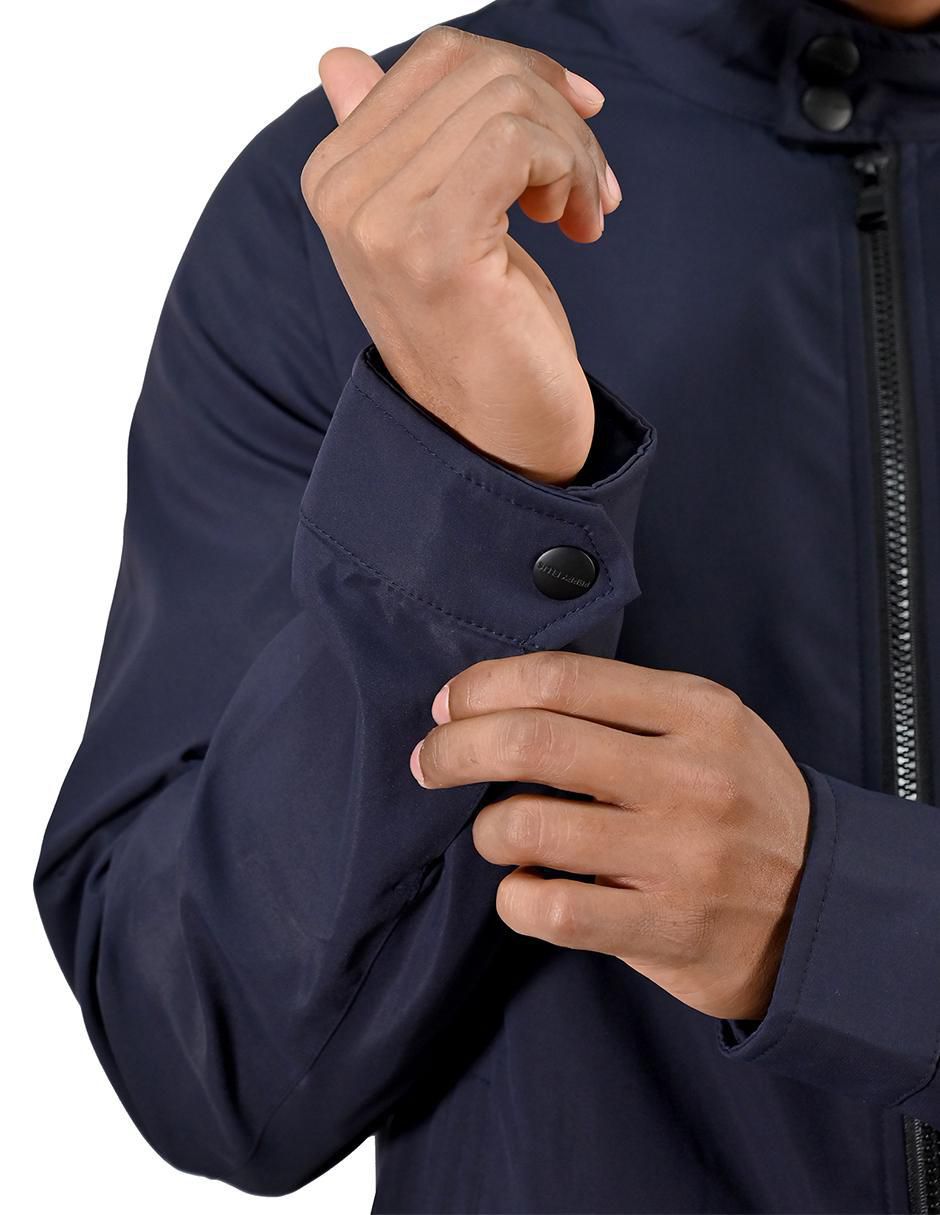 Chamarra casual Perry Ellis con bolsillos para hombre