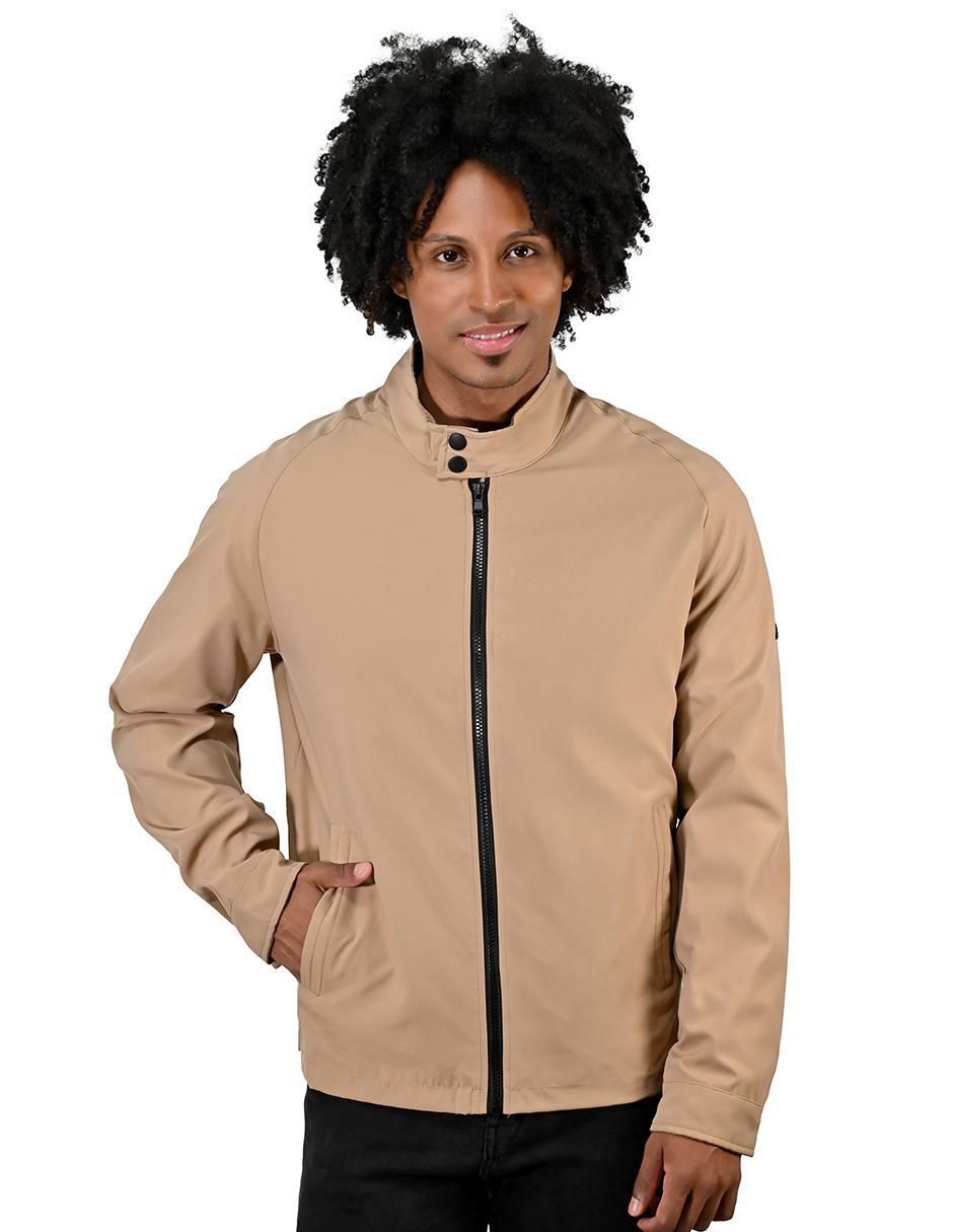 Chamarra casual con bolsillos para hombre Chamarra casual con bolsillos para hombre