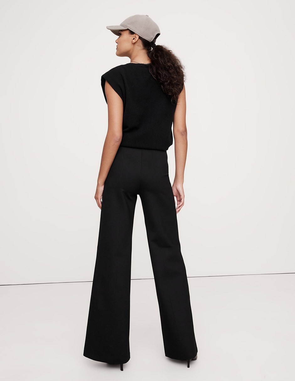 Pantalón relaxed wide leg para mujer
