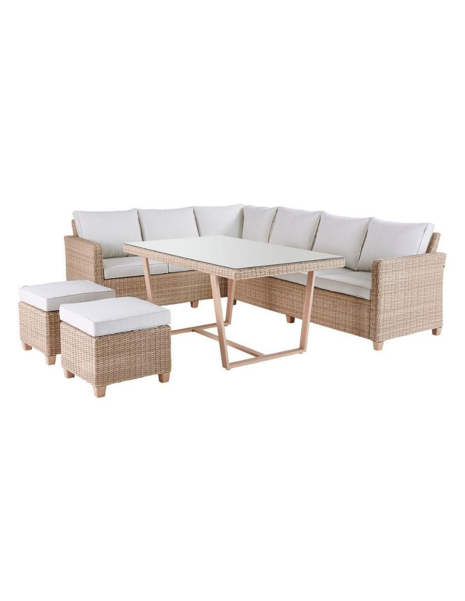 Set modular de ratán pvc
