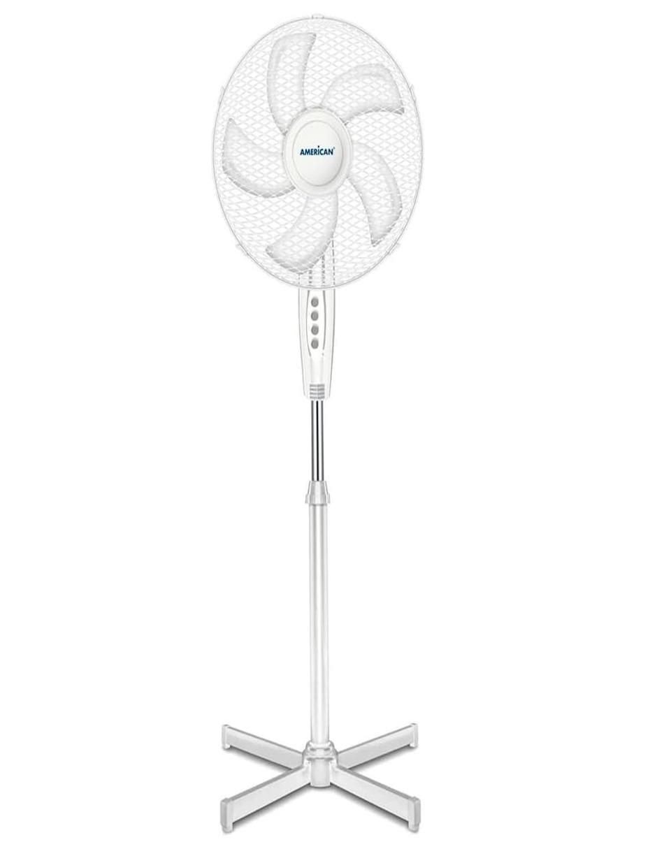 VENTILADOR DE PEDESTAL 7316 AM, BLANCO 1
