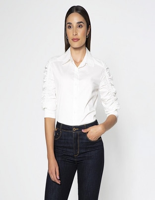 Blusa Studio F manga larga para mujer