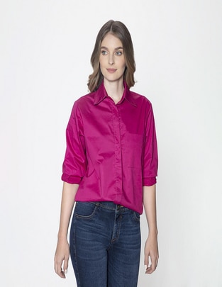 Blusa Studio F manga 3/4 para mujer