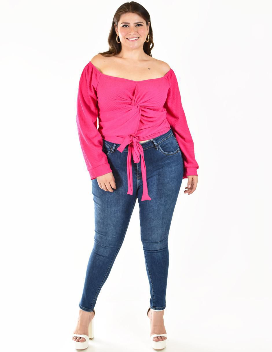 Blusa manga larga para mujer 4