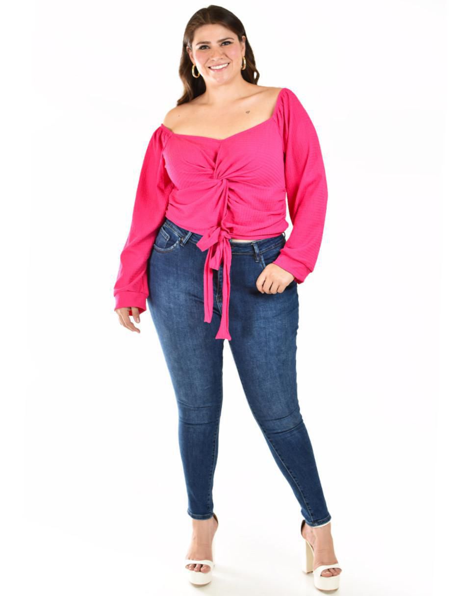 Blusa manga larga para mujer 5