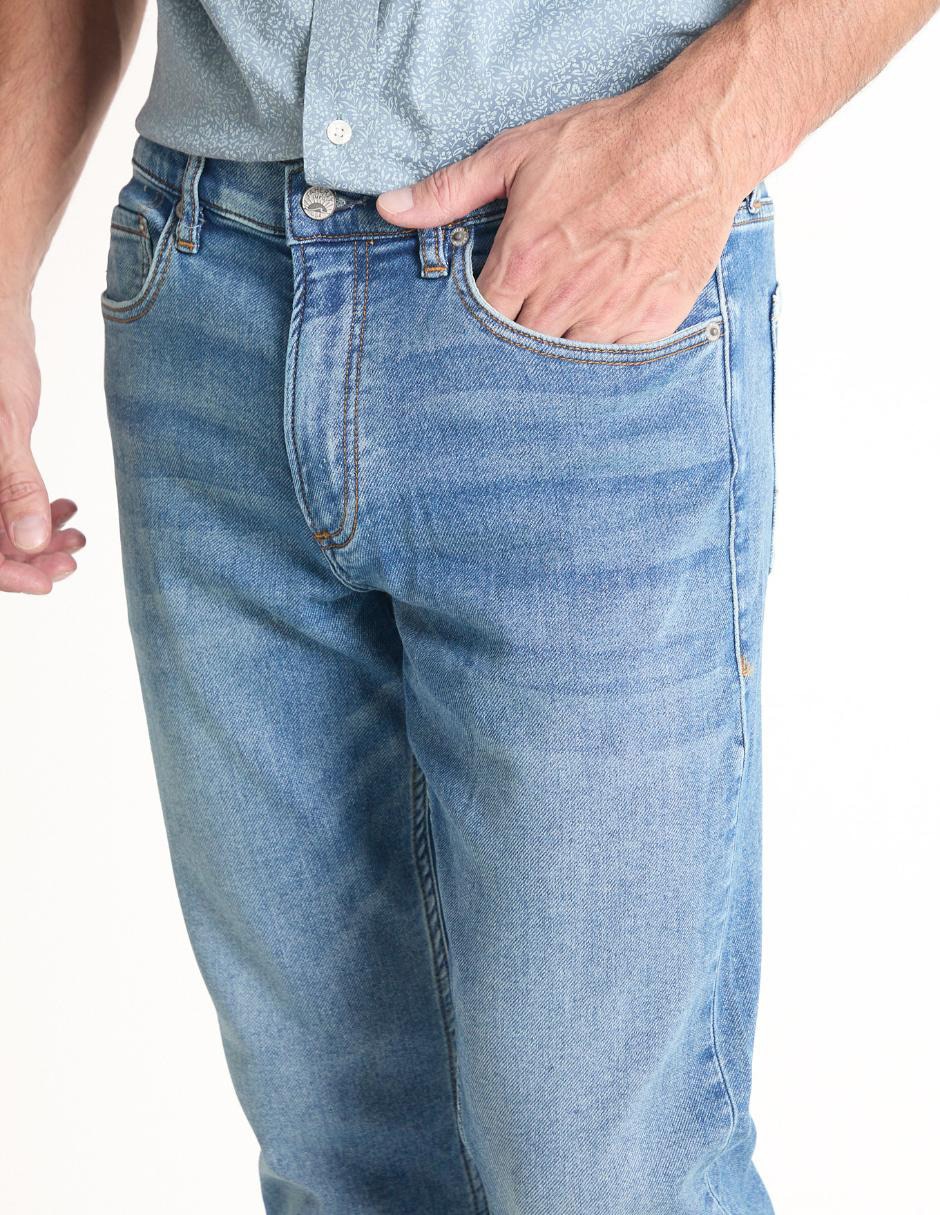 Jeans slim Faherty deslavado para hombre