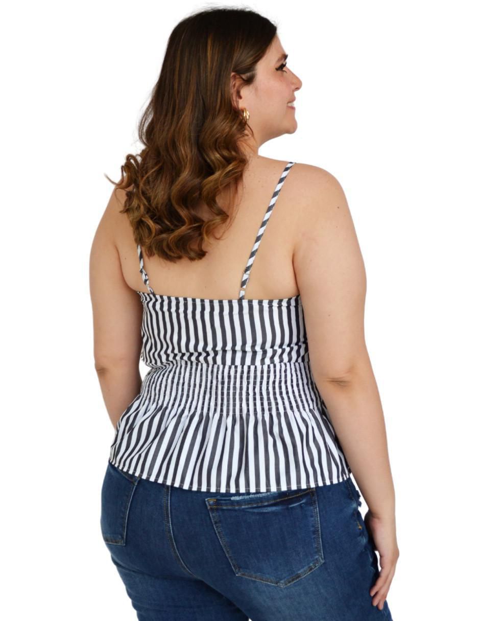 Blusa de tirantes Roman Fashion para mujer