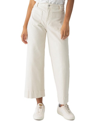 Jeans straight corte cintura para mujer