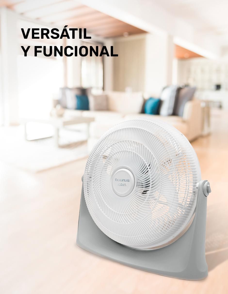 VENTILADOR DE PISO AVALANCHE T, BLANCO 3