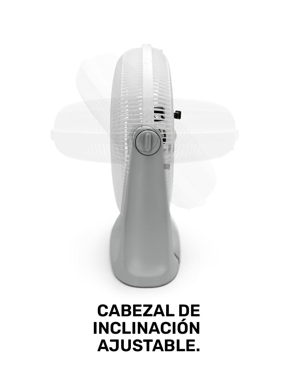 VENTILADOR DE PISO AVALANCHE T, BLANCO 4