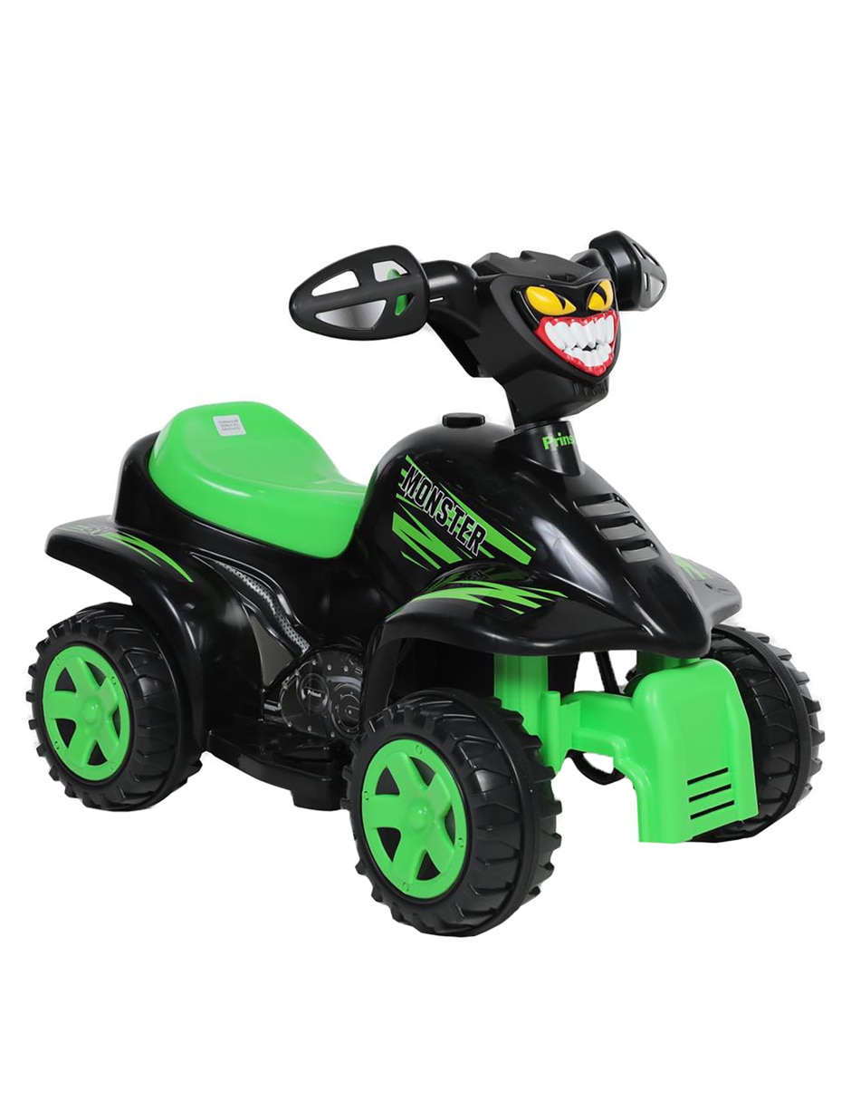 Moto montable Mini Quad Monster recargable infantil