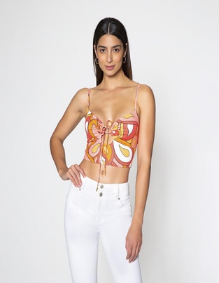 Blusa de tirantes Studio F para mujer