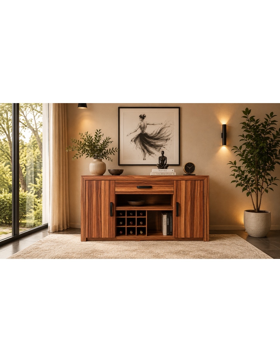 Bufetero Ambar de madera 15