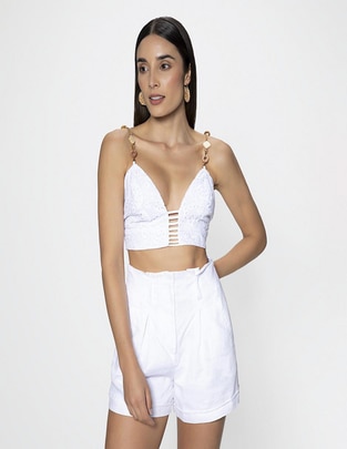 Blusa de tirantes Studio F para mujer
