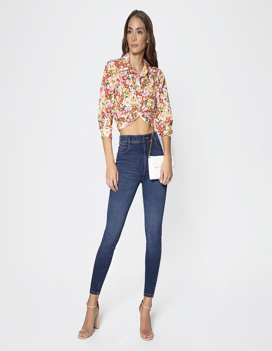 Blusa Studio F manga 3/4 para mujer