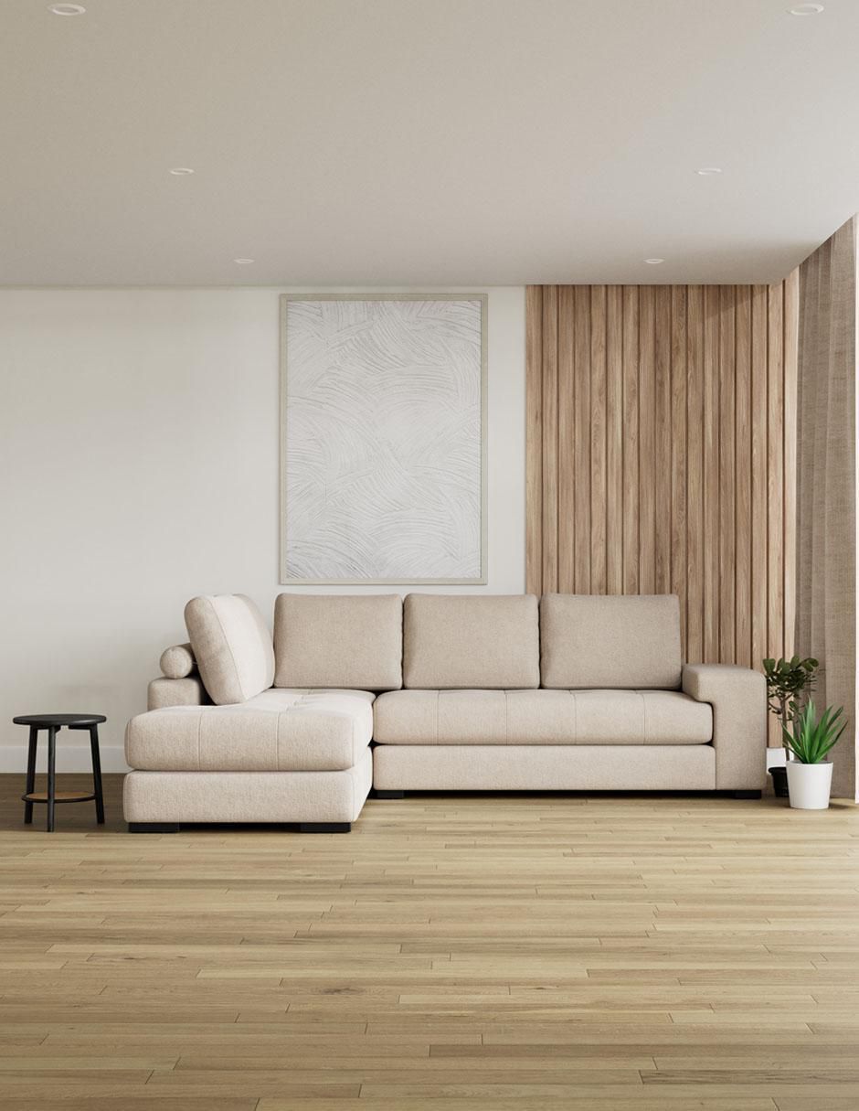 Sala modular izquierda de poliéster 2