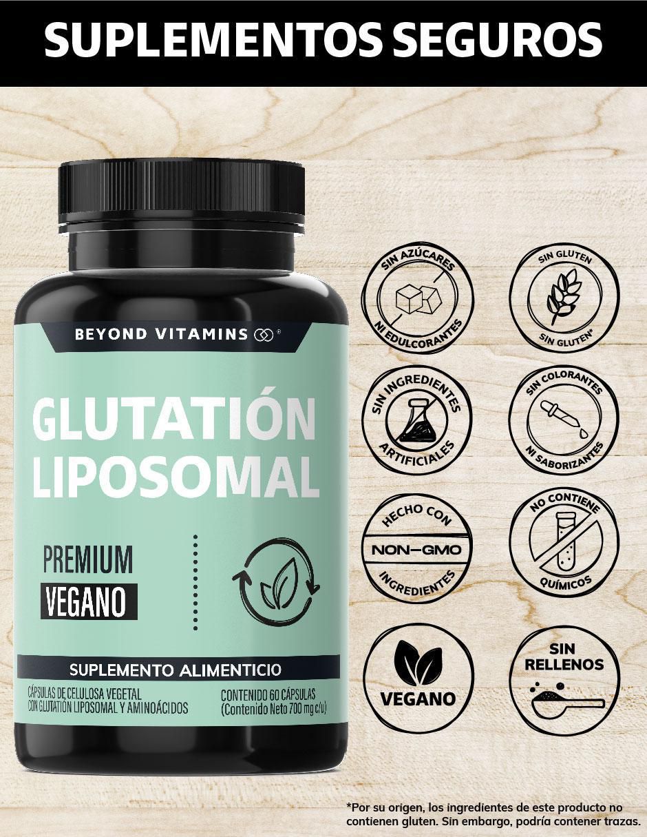 L-Glutation Liposomal de 60 cápsulas 5