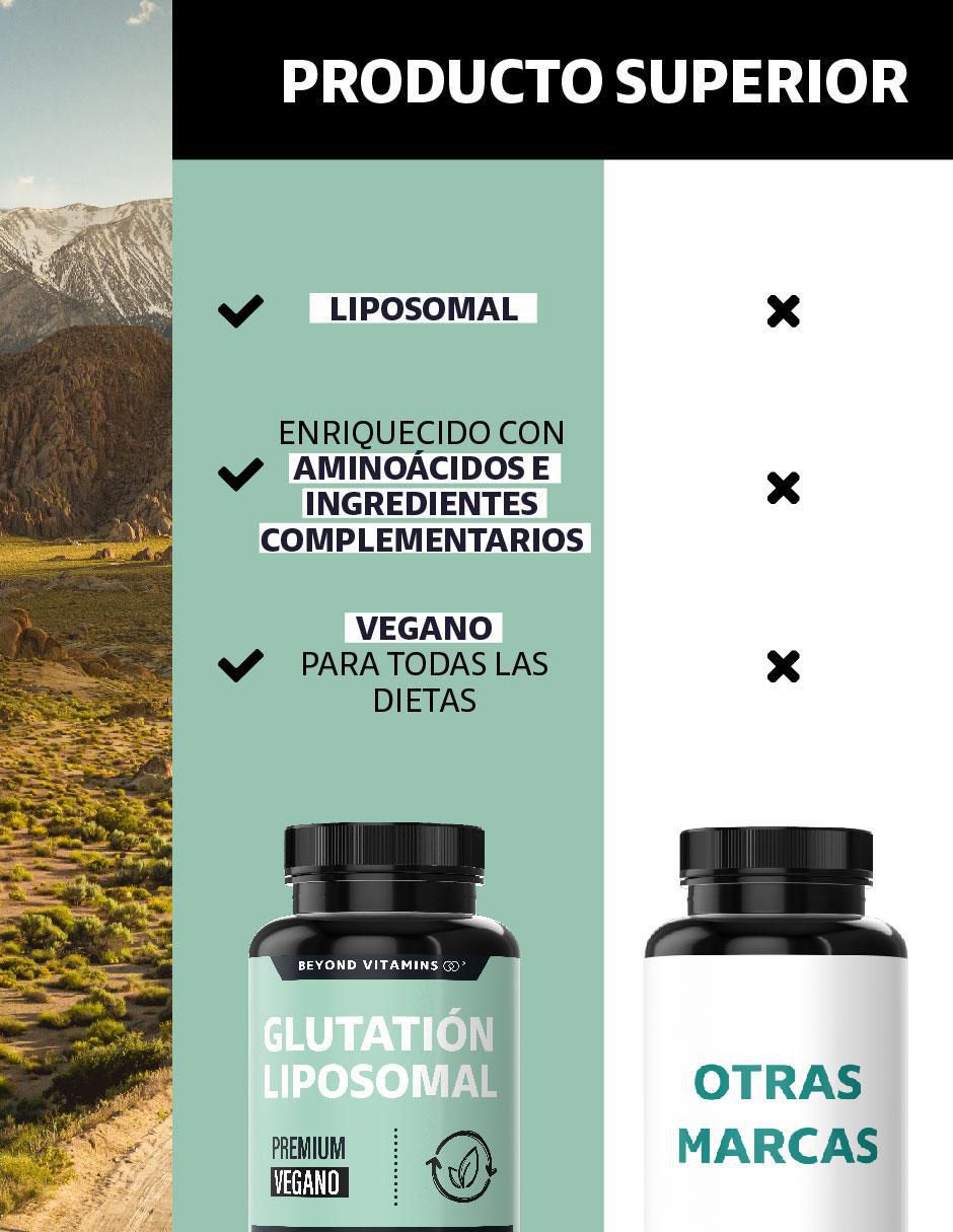 L-Glutation Liposomal de 60 cápsulas