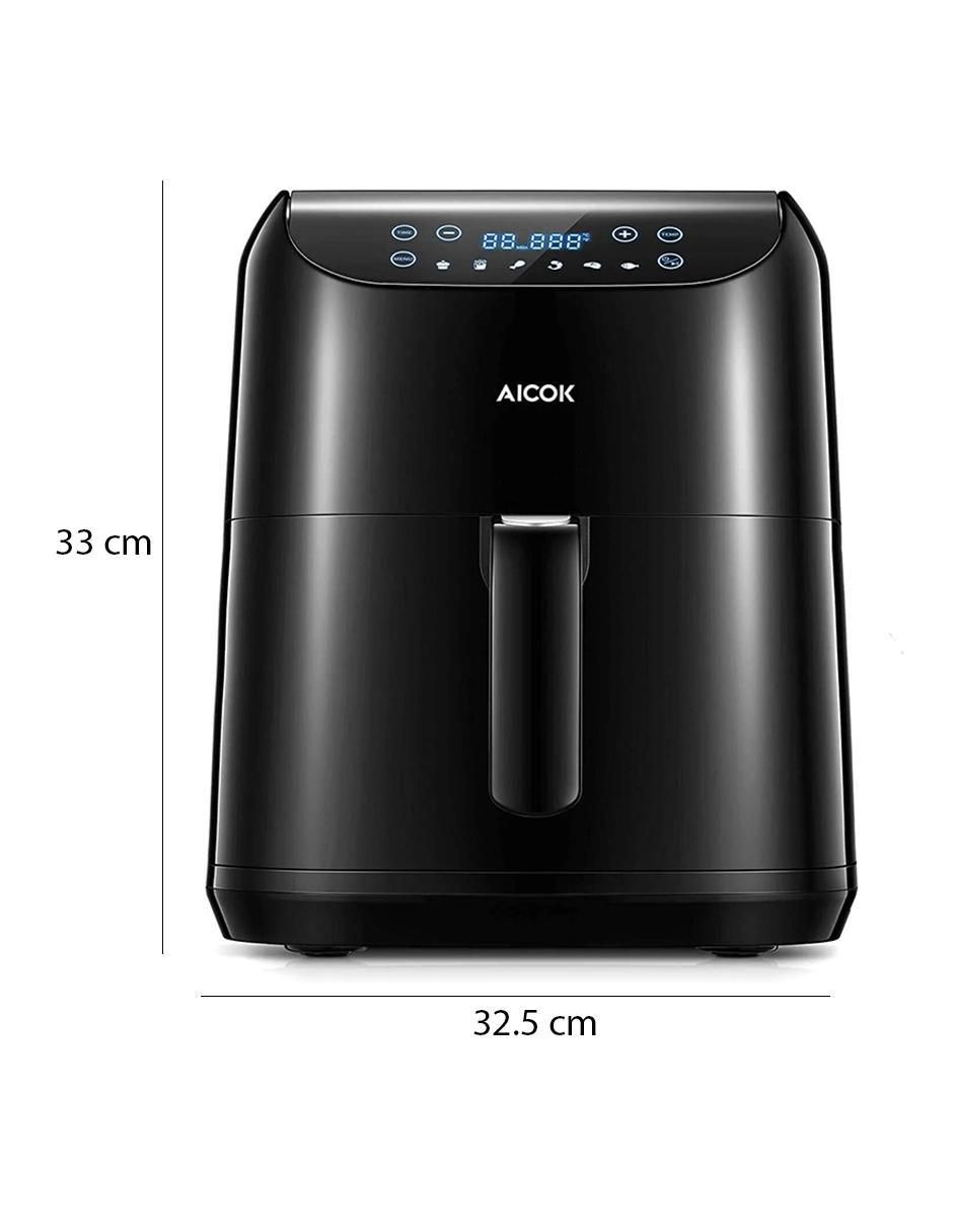 FREIDORA DE AIRE KZ-6011, 5.5 L, NEGRO 7