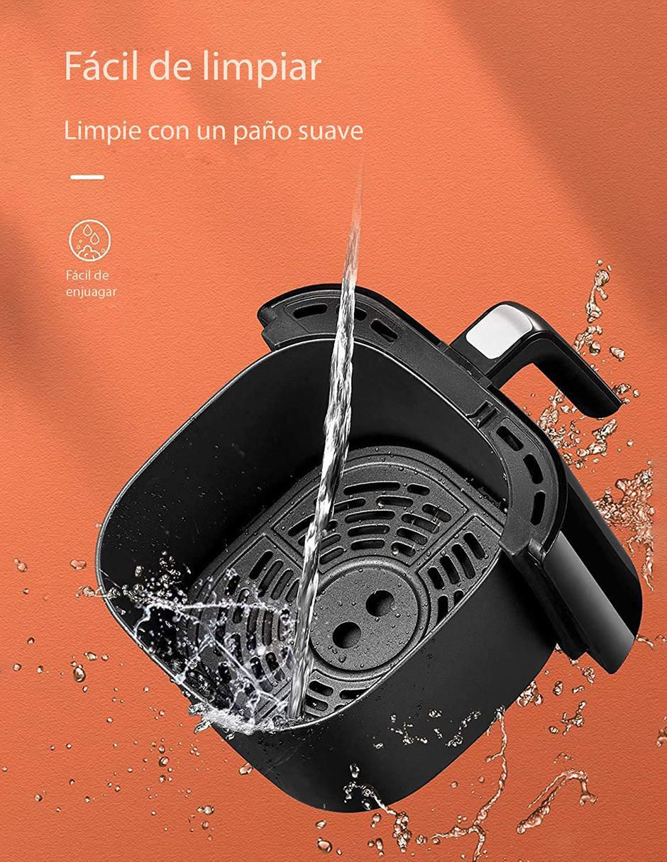 FREIDORA DE AIRE KZ-6011, 5.5 L, NEGRO 4