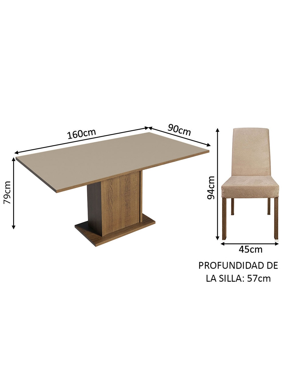 Comedor keila para 4 personas 13
