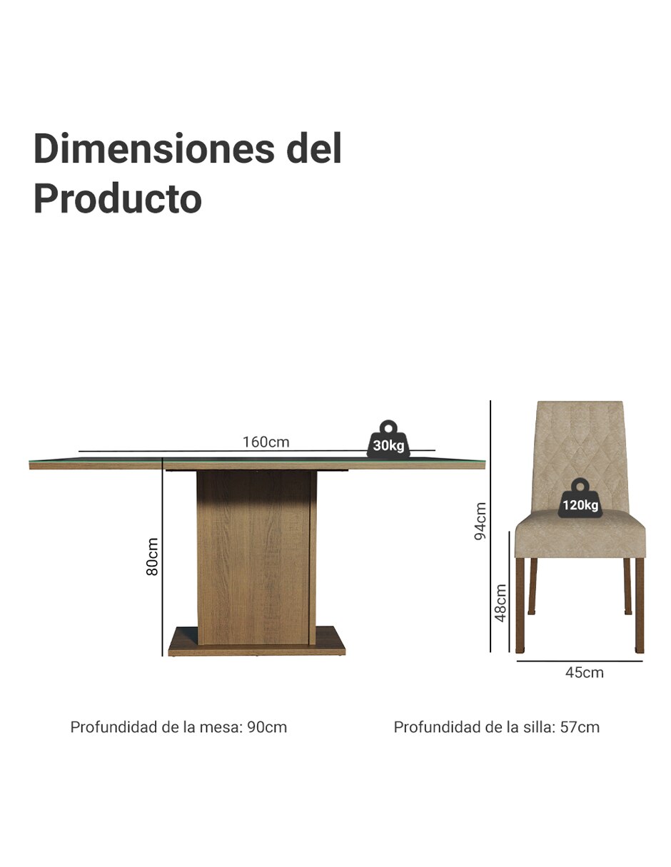 Comedor geórgia para 2 personas 13