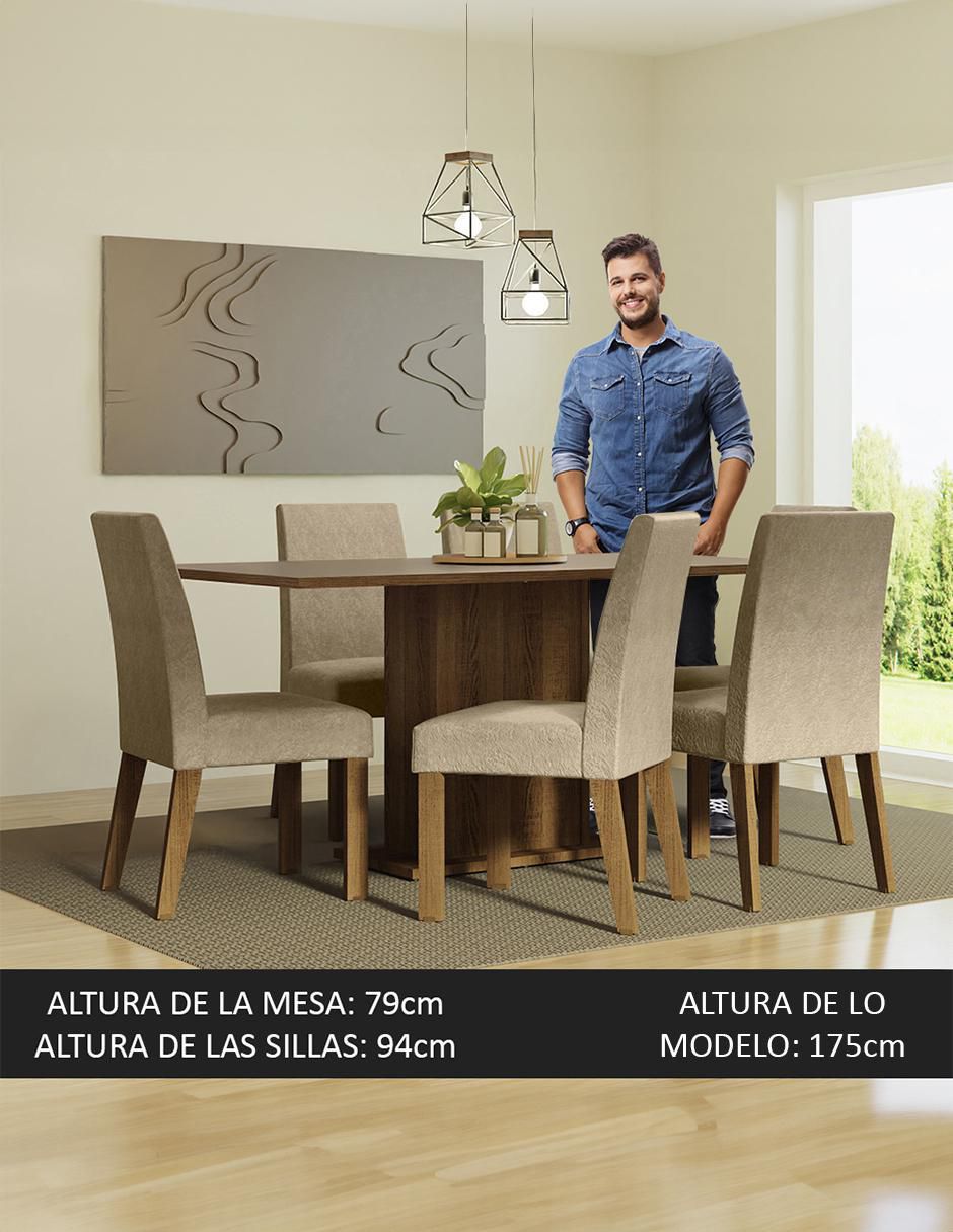 Comedor renata Madesa para 6 personas