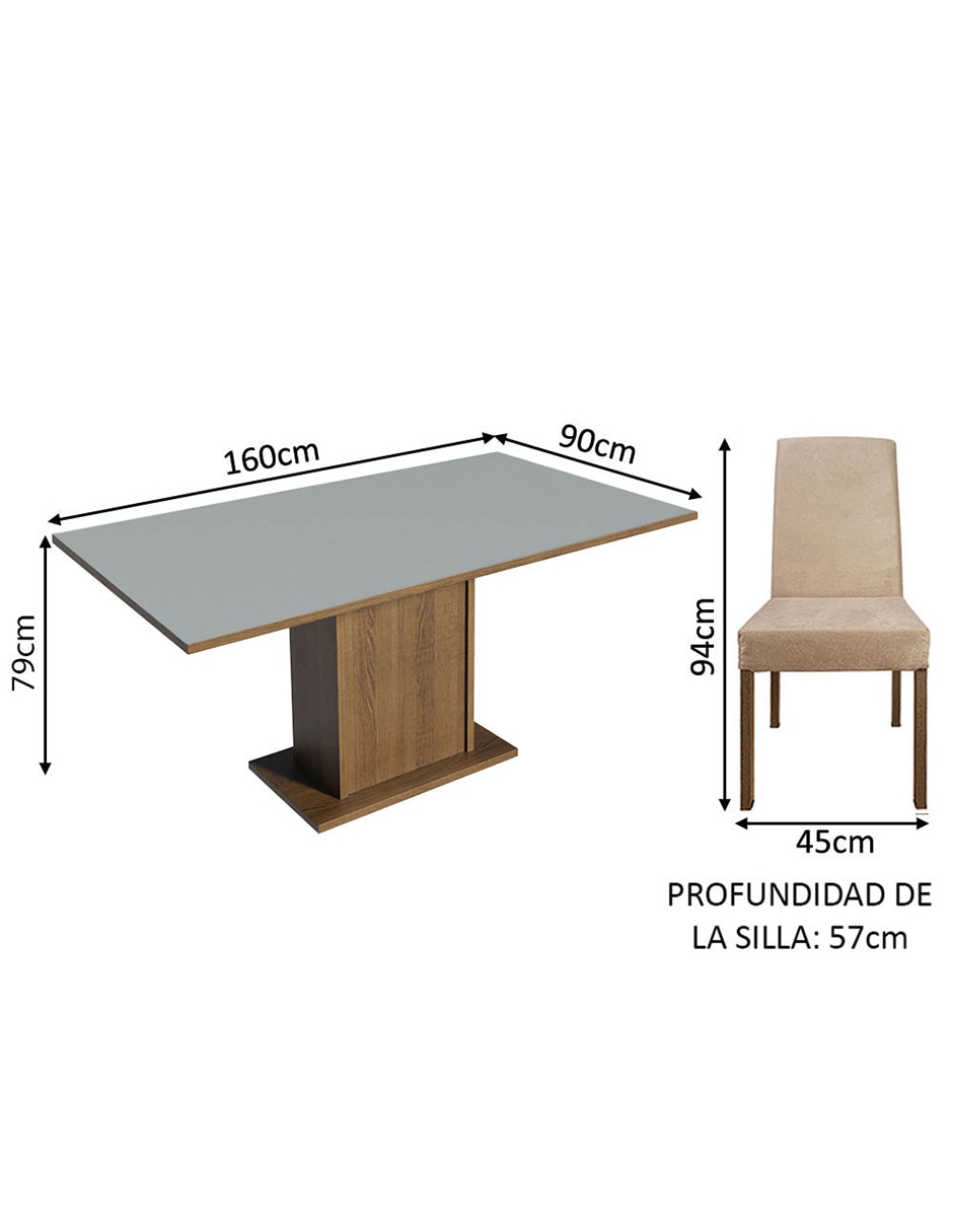 Comedor keila para 4 personas 11