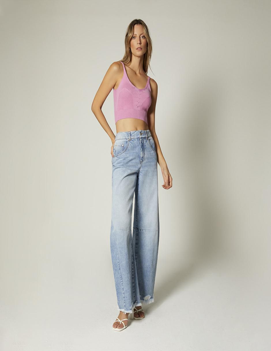 Blusa camisera Kur.Kuma manga larga para mujer 4