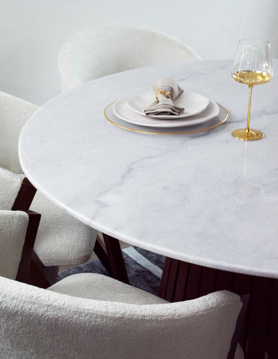 Comedor para 2 personas de mármol 4