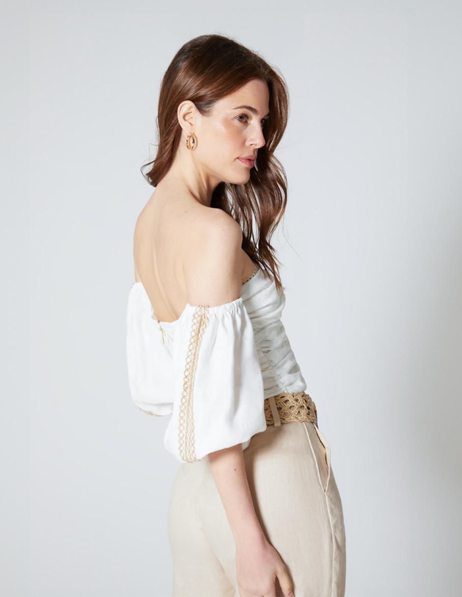 Blusa manga 3/4 para mujer