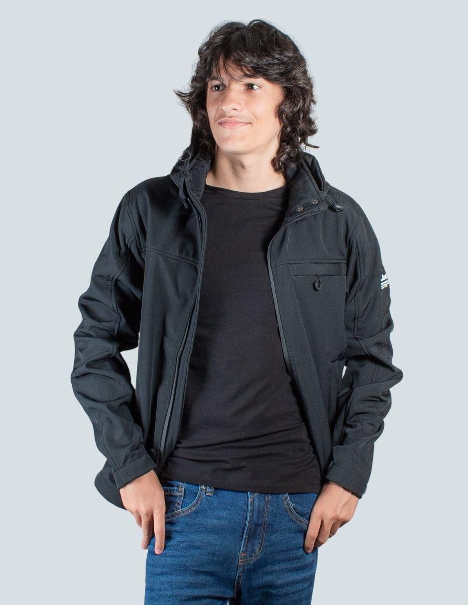 Chamarra casual capucha desmontable para hombre Chamarra casual capucha desmontable para hombre