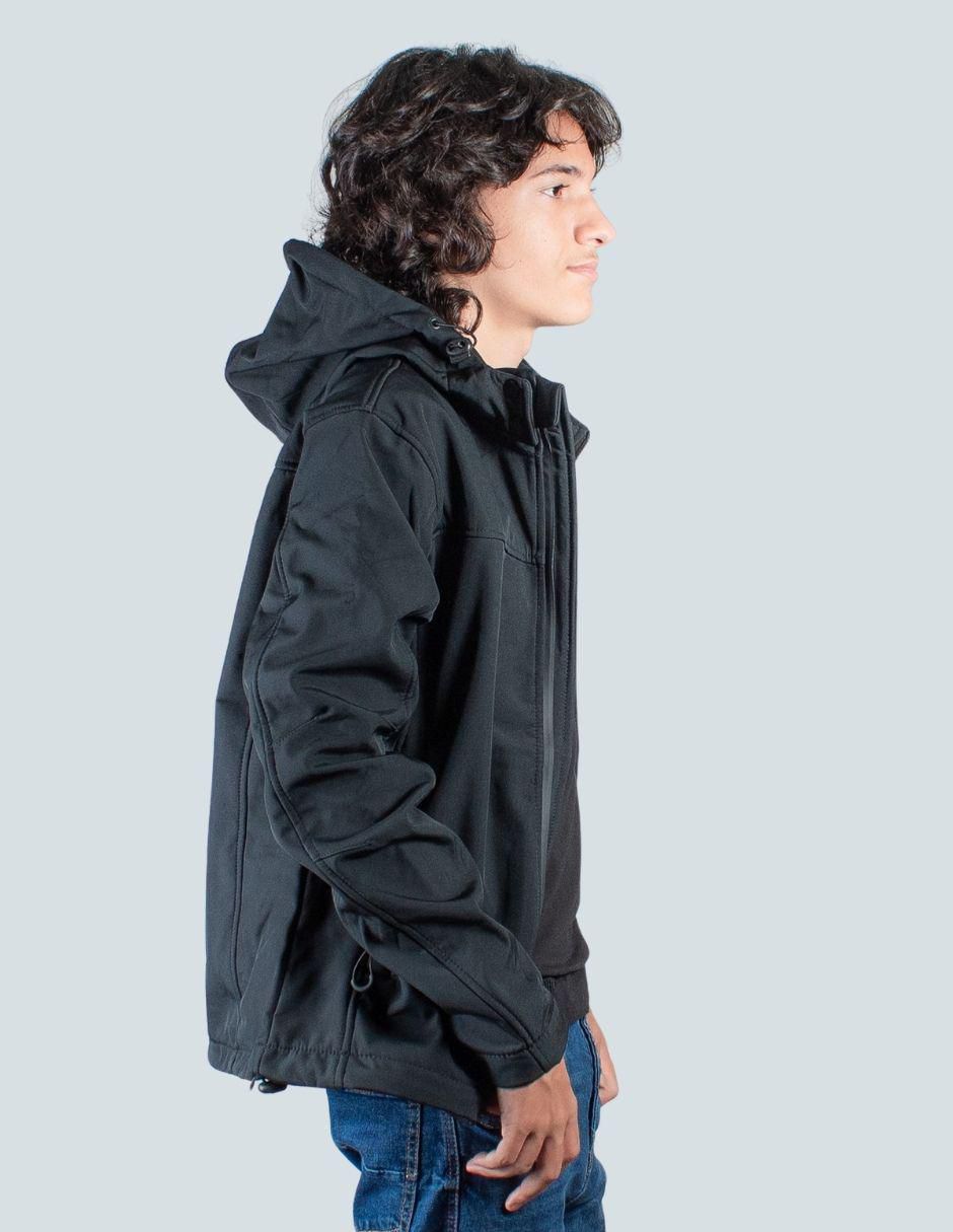 Chamarra casual capucha desmontable para hombre 2