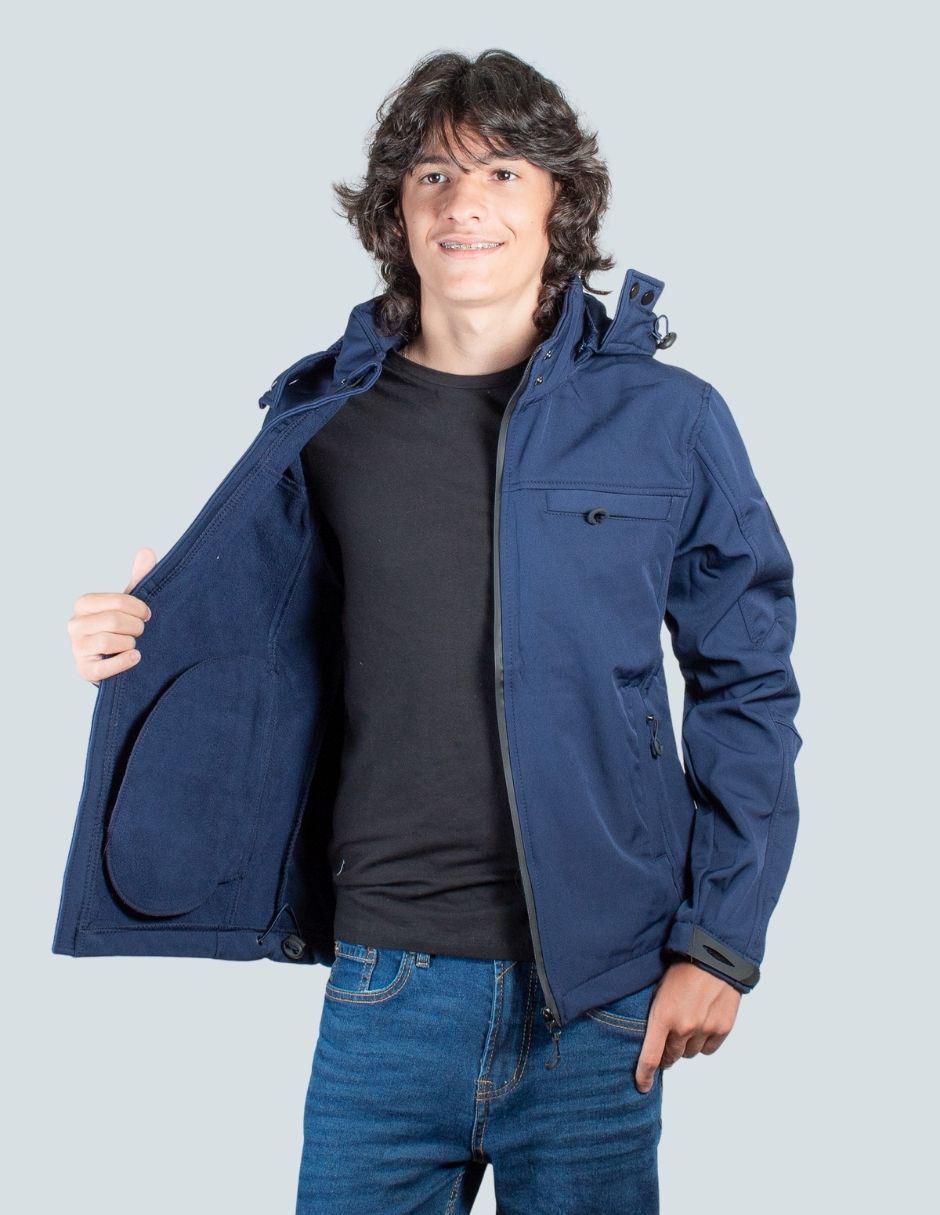 Chamarra casual Tim Men capucha desmontable para hombre