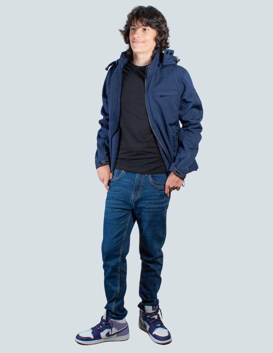 Chamarra casual Tim Men capucha desmontable para hombre