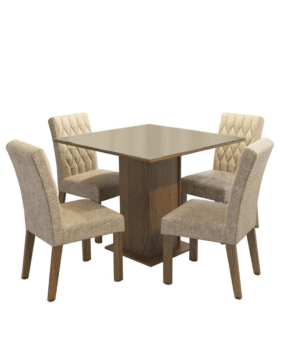 Comedor Anaju para 4 personas de cristal 1