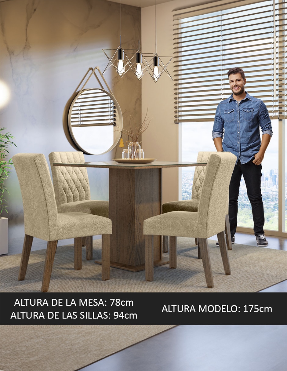 Comedor anaju para 4 personas 12
