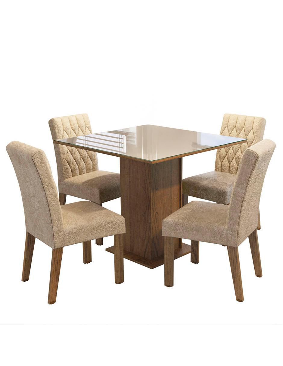Comedor Anaju para 4 personas de cristal 13