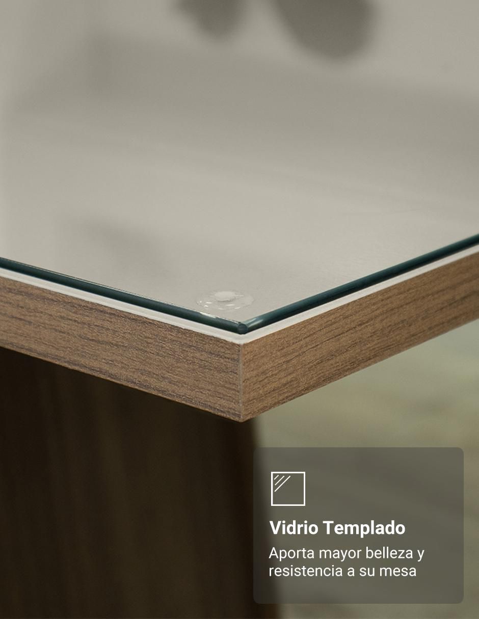Comedor Anaju para 4 personas de cristal 17