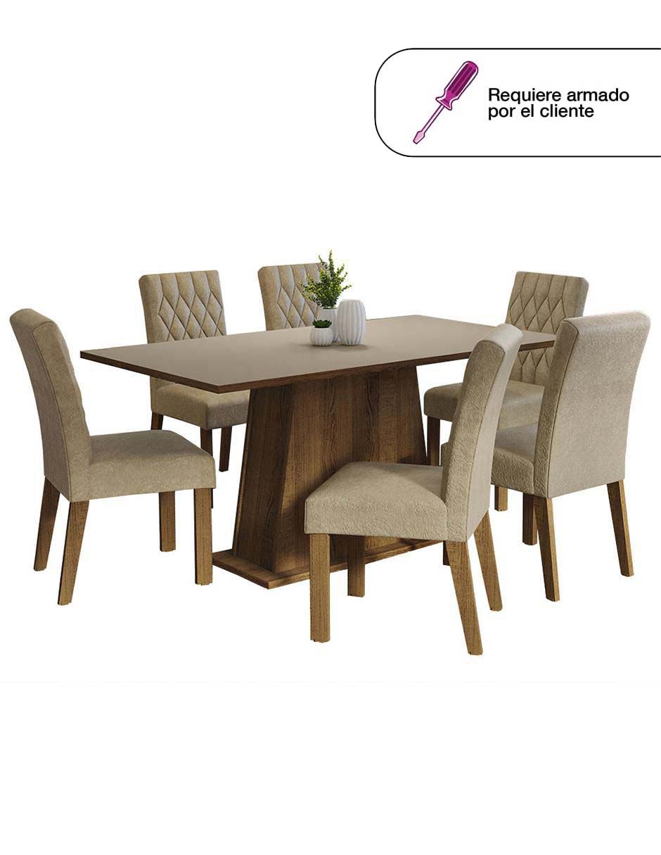 Comedor Britney Madesa para 6 personas