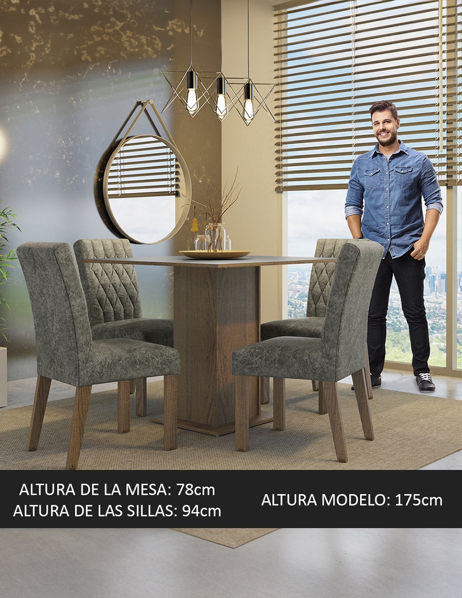Comedor Livia Madesa para 4 personas